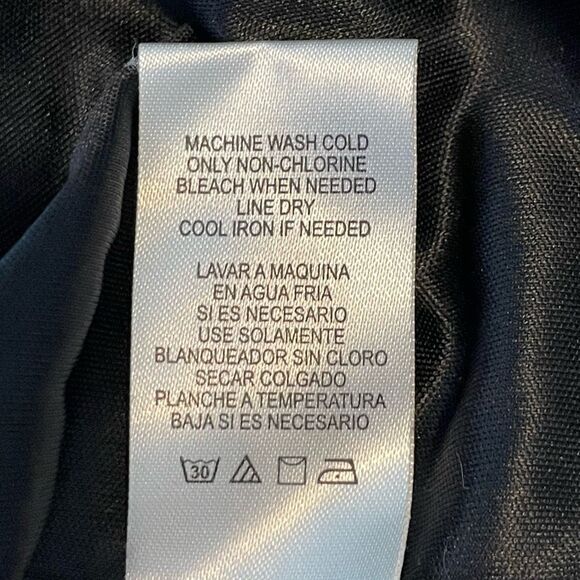 BCBG MaxAzria x Miley Cyrus Fit & Flare Mini Dress Black Ruffle XS - Picture 8 of 9